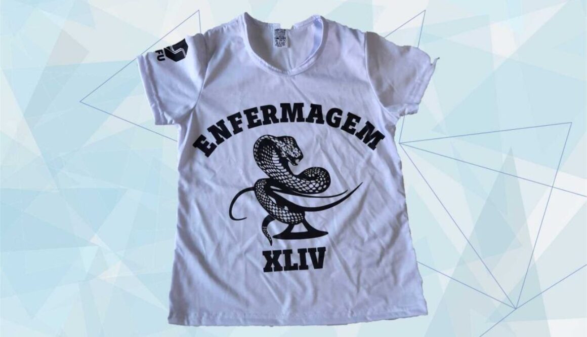 camiseta enfermagem cobra